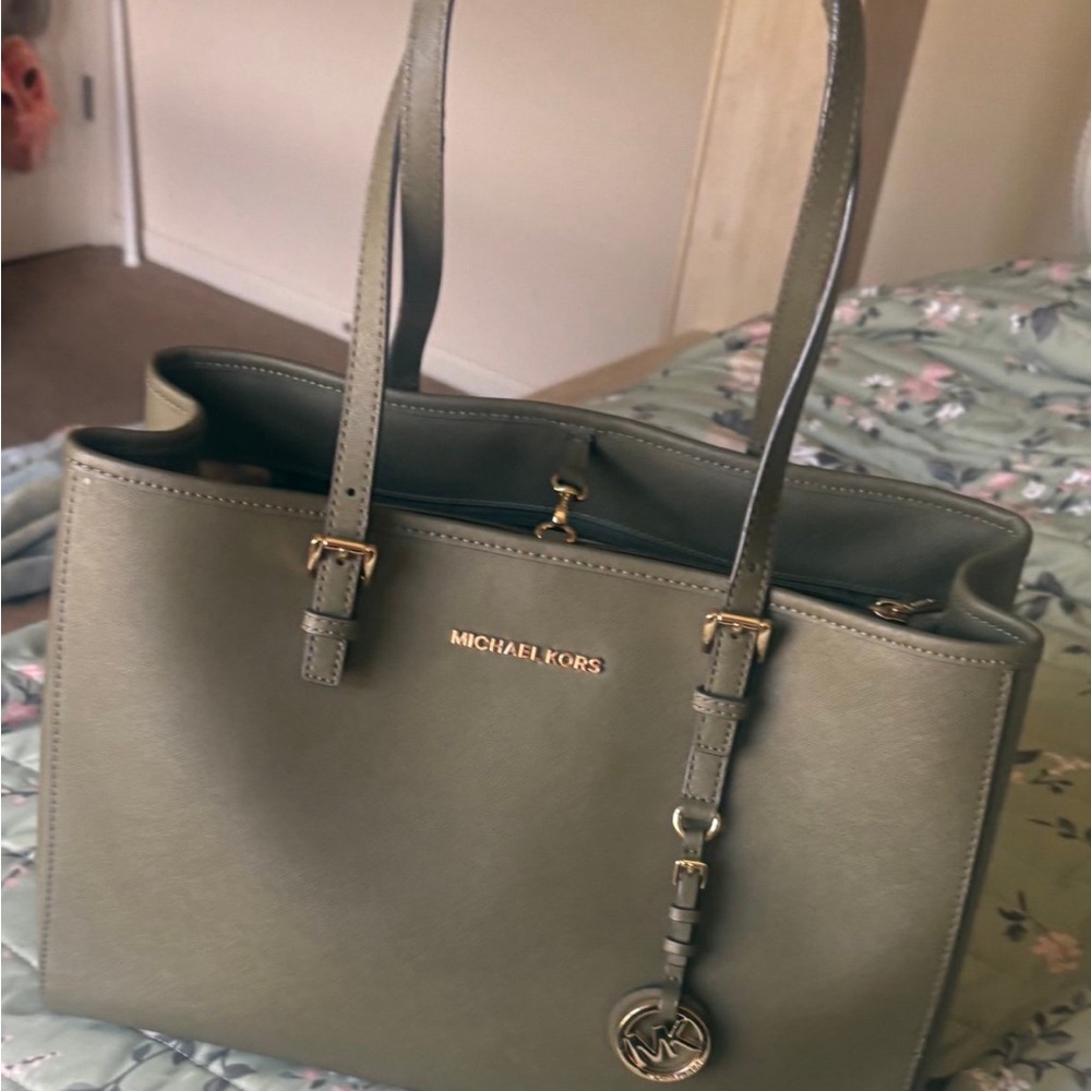 Michael Kors Sage Green Tote